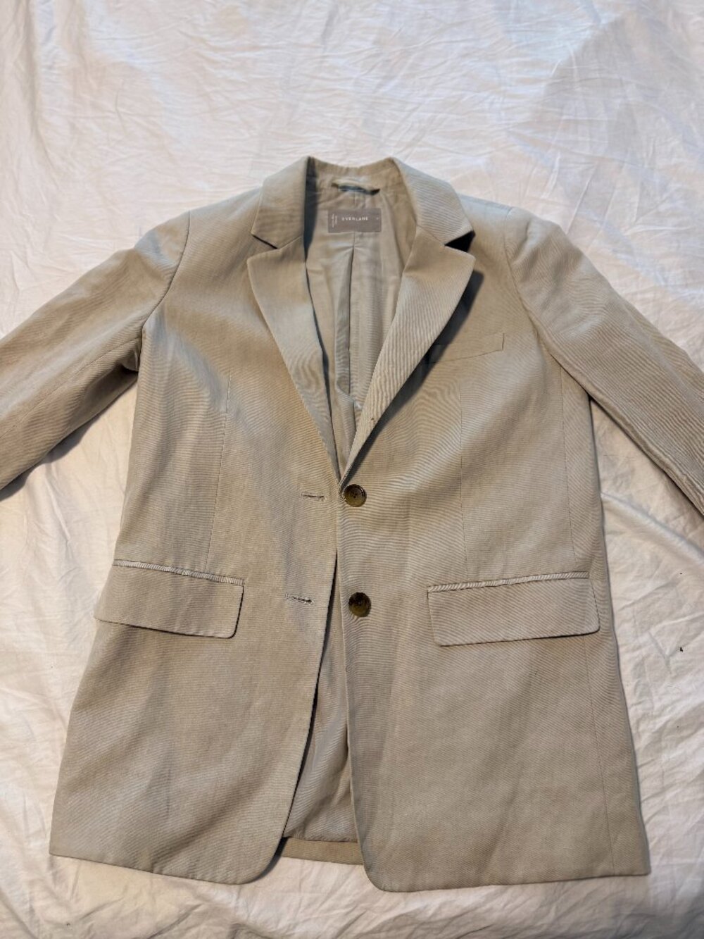 Everlane Cotton Linen Blazer - Size 0